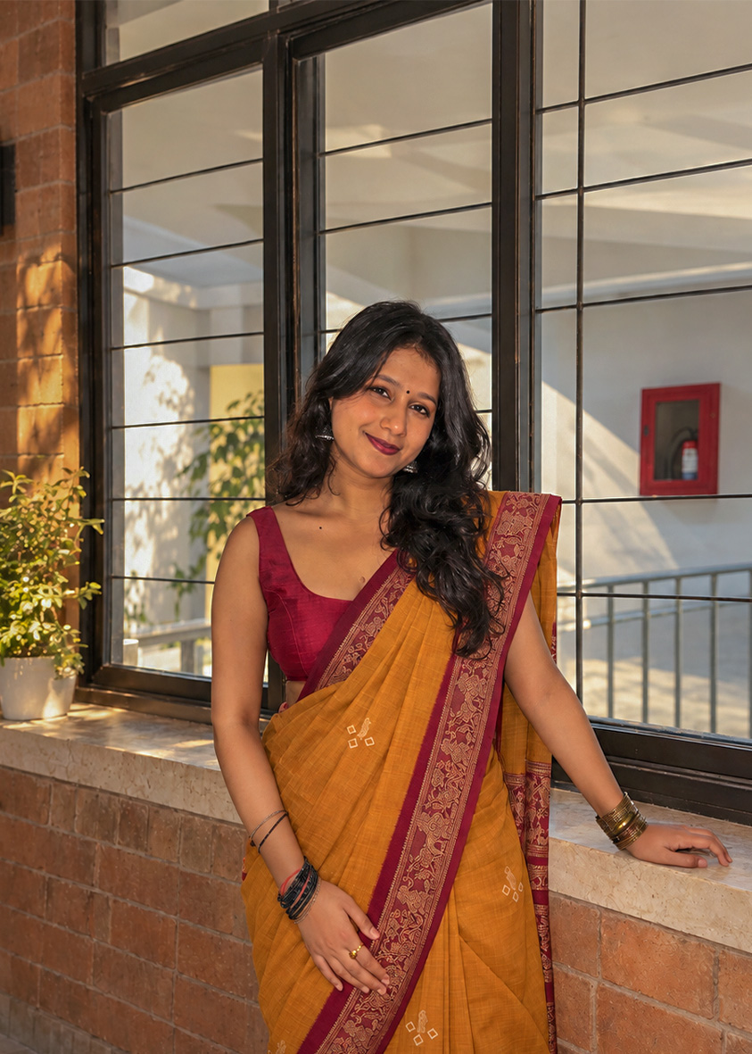 Sungudi everyday saree - understated luxury for daily wear